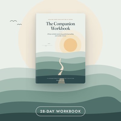 Healing from Gaslighting at Work: 28-Day Workbook cover